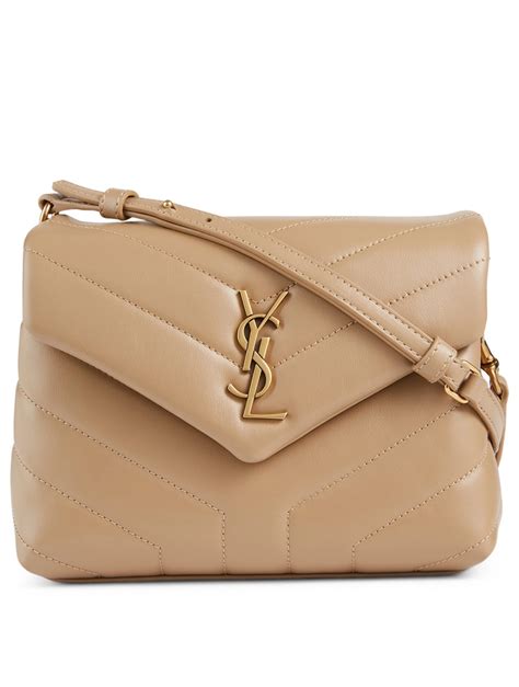 YSL toy loulou dark beige